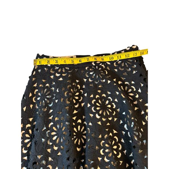 Alice + Olivia Viviana Cutout A-Line Skirt - Size 4 - Picture 8 of 13